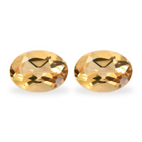 Citrine Set of 2 (Ovl 7x5 mm) 1.11 ctw