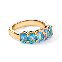 Blue Topaz 1.75 ctw Ring in Sterling Silver (Size 8.0)