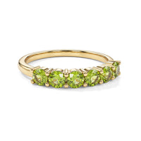 Hebei Peridot 0.60 ctw Ring in Sterling Silver (Size 7.0)