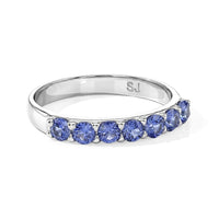 Tanzanite 0.65 ctw Ring in Sterling Silver (Size 9.0)