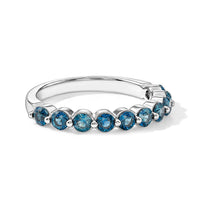 Teal Quartz 0.90 ctw Ring in Sterling Silver (Size 7.0)