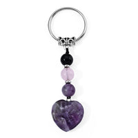 Green Aventurine 25.00 ctw Keychain in Silvertone