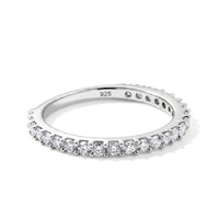 Simulated Diamond Ring in Sterling Silver (Size 9.0)