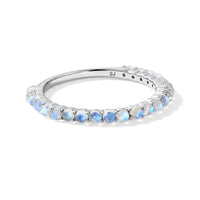 White Moonstone 0.55 ctw Ring in Sterling Silver (Size 9.0)