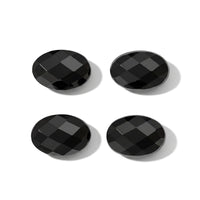 Thai Black Spinel Set of 4 (Ovl 6x4 mm) 1.70 ctw
