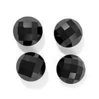 Thai Black Spinel Set of 4 (Rnd 8 mm) 8.20 ctw