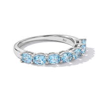 Aquamarine 1.25 ctw Ring in Sterling Silver (Size 8.0)