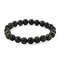 Blood Jasper 105.00 ctw Beaded Stretch Bracelet (6.25-6.75In)