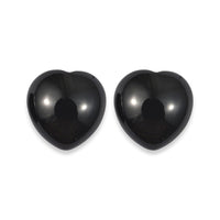 Black Onyx Set of 2 (Hrt 10 mm) 5.21 ctw