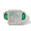 Ethiopian Welo Opal & Lab Grown Emerald