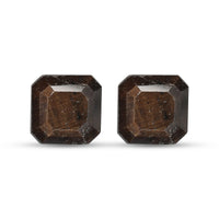 Chocolate Sapphire Set of 2 (Oct 6x6 mm) 2.50 ctw