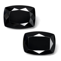 Black Tourmaline Set of 2 (Cush 7x5 mm) 1.65 ctw