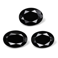 Black Tourmaline Set of 3 (Ovl 7x5 mm) 2.03 ctw