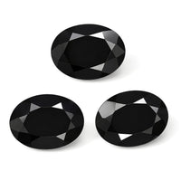 Black Tourmaline Set of 3 (Ovl 8x6 mm) 3.15 ctw