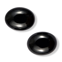 Black Tourmaline Set of 2 (Ovl 9x7 mm) 3.62 ctw