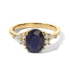 Fissure Filled Blue Sapphire