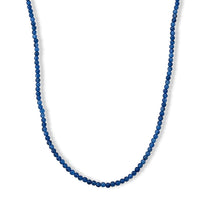 D''Joy Santa Maria Aquamarine Beaded Necklace in Rhodium Over Sterling Silver (20 Inches) 75.00 ctw