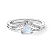 D''Joy Bolivian Amethyst and White Zircon 0.60 ctw Ring in Rhodium Over Sterling Silver (Size 10.0)