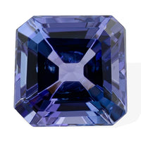 Certified and Appraised Ascher Cut AAAA Tanzanite (Sqr Free Size) 14.00 ctw