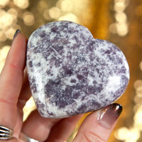 Lepidolite Heart 2.5-3