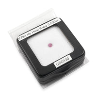 Gem Hunter Collection Certified and Appraised AAAA Ruby (Rnd Free Size) 0.50 ctw