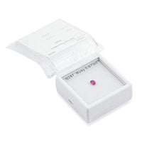 Gem Hunter Collection Certified and Appraised AAAA Ruby (Cush Free Size) 0.50 ctw