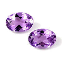 Bolivian Amethyst Set of 2 (Ovl 7x5 mm) 1.24 ctw