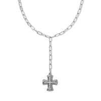 D''Joy Passport to Israel Artisan Crafted White Zircon Necklace (18 Inches) in Sterling Silver 0.35 ctw
