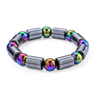 Terahertz 140.00 ctw Barrel Shape Beaded Stretch Bracelet