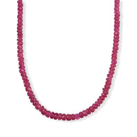 D'Joy Niassa Ruby  Necklace (Size - 18) in 18K YG VermeilSterling Silver 73.00 ctw  8688820