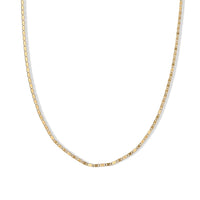 Cross Necklace (20-22 Inches) in ION Plated YG Stainless Steel