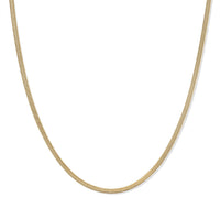 Smooth Snake Chain Necklace in ION Plated YG Stainless Steel (20-22 Inches)