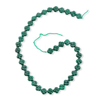 African Malachite Fancy Necklace (16 Inches) 256.35 ctw