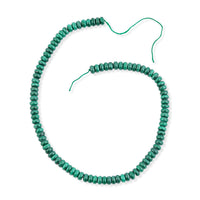 African Malachite Round Beaded Necklace (16 Inches) 336.40 ctw