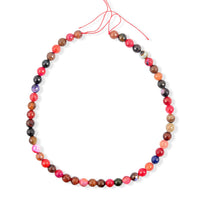 Agate Round Beaded Necklace (16 Inches) 176.40 ctw
