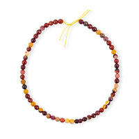 Mookaite Round Beaded Necklace (16 Inches) 104.85 ctw