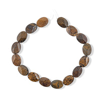 Bronzite Oval Beaded Necklace (16 Inches) 455.40 ctw