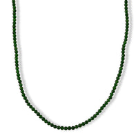 D''Joy Chrome Diopside Beaded Necklace in Sterling Silver (20 Inches) 85.00 ctw