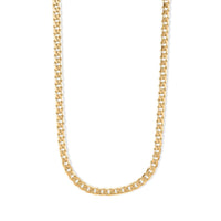 14K Yellow Gold Cuban Chain Necklace (18 Inches) (10 g)