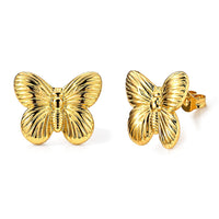 Earrings in ION Plated Yellow Gold Stainless Steel