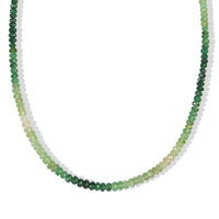 D''Joy Premium Tsavorite Garnet Necklace (18 Inches) in Rhodium Over Sterling Silver 65.00 ctw