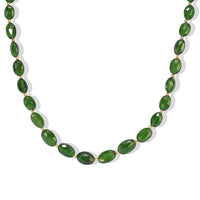 D''Joy Premium Chrome Diopside Necklace (18 Inches) in 18K Vermeil YG Over Sterling Silver 50.00 ctw