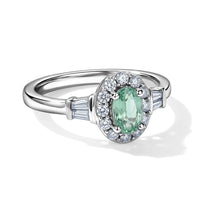 EverTrue Green Kyanite and Moissanite 1.00 ctw Ring in Platinum Bond (Size 6.0)
