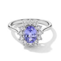 Tanzanite, Moissianite Ring in Rhodium Over Sterling Silver (Size 7.0) 1.83 ctw