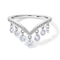 Luxuriant Lab Grown Diamond (E-F, VS) Ring in Rhodium Over Sterling Silver (Size 10.0) 1.00 ctw