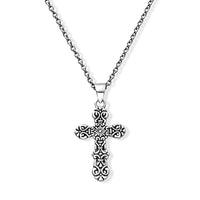 D''Joy Bali Legacy Sterling Silver Cross Pendant without Chain (2.25 g)