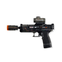 Black Electric Light & Sound Blaster Gun Toy (500 mAh Li-on Battery)