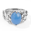 Dyed Light Blue Color Jade