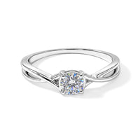 Simulated Diamond Solitaire Ring in Sterling Silver (Size 6.0) 0.61 ctw