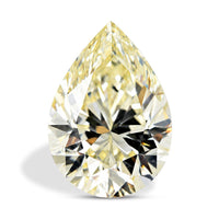 Yellow Diamond (V SI1) (Pear 5x4 mm) 0.51 ctw